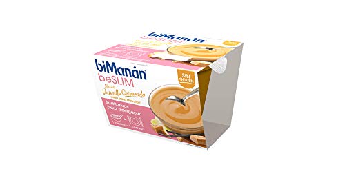 BiManán beSLIM - Crema Sustitutiva Lista para Tomar, Sabor Vainilla Caramelo, para ayudarte a controlar tu peso - 210g