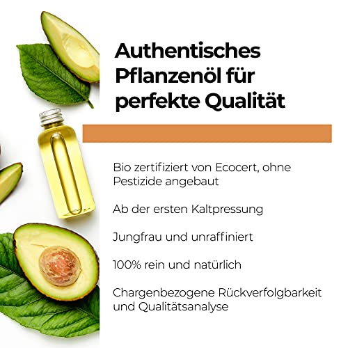 BIO - Aceite vegetale de Lino - 100ml - garantizado 100% puro, natural y prensado en frío - Orgánico certificado por Ecocert - Aroma Labs