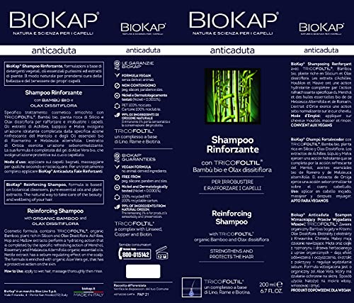 BIOKAP champu reforzante anticaida 200ml. BIO