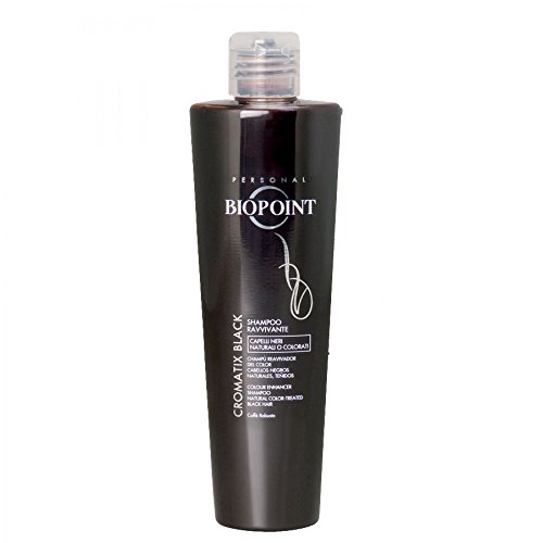 BIOPOINT Cromatix - Champú reaviva color negro, 200 ml, champú para cabello negro