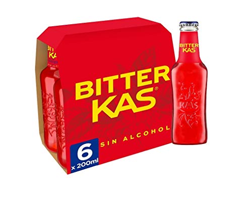 Bitterkas Bitter Kas refresco - Pack de 6 x 20 cl - Total: 120 cl