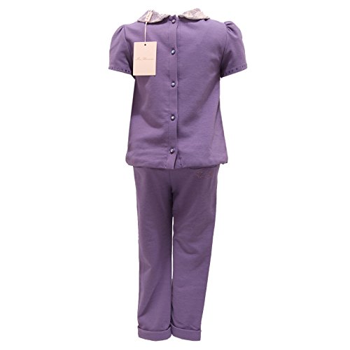 Blumarine 5748R Completo Blusa e Pantalone Miss Glicine Suit Girl Kid CERIMONIA [4 Years]