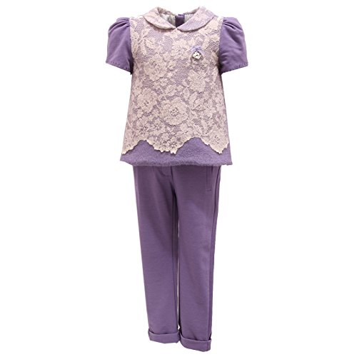 Blumarine 5748R Completo Blusa e Pantalone Miss Glicine Suit Girl Kid CERIMONIA [4 Years]