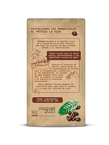 Bonka Café Tostado Molido Espresso Natural, 250 g - 8 Paquetes