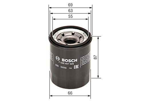Bosch P7025 - Filtro de aceite para vehículos