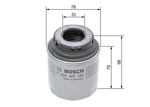Bosch P7183 - Filtro de aceite para vehículos