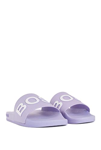 BOSS Bay_Slid_rblg, Zuecos Mujer, Bright Purple523, 39 EU