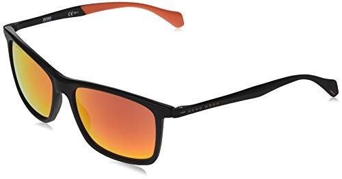 BOSS Hugo 1078/S Gafas de Sol, Nero Opaco Arancio, 57 para Hombre