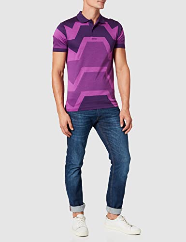 BOSS Paule 3 Camisa de Polo, Dark Purple508, M para Hombre