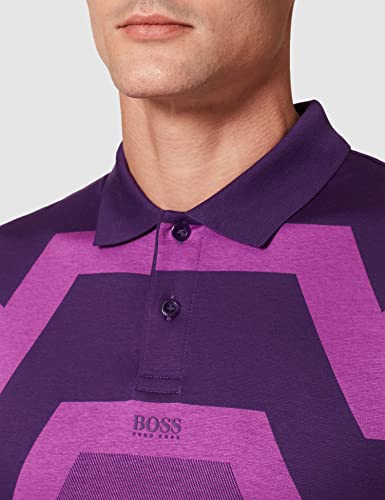 BOSS Paule 3 Camisa de Polo, Dark Purple508, M para Hombre