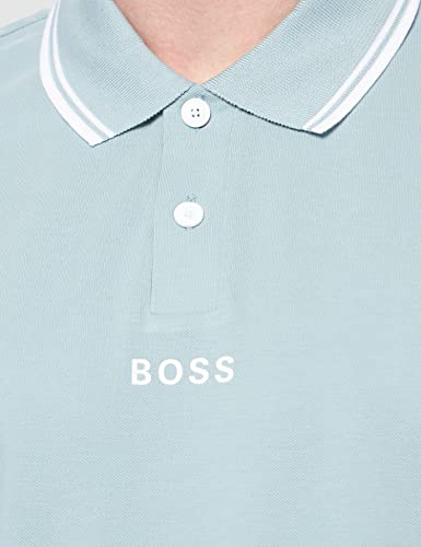 BOSS Pchup 1 Camisa de Polo, Turquoise/Aqua446, XL para Hombre