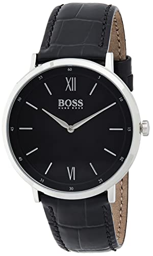 BOSS Reloj Analógico para Hombre de Cuarzo con Correa en Cuero 1513647