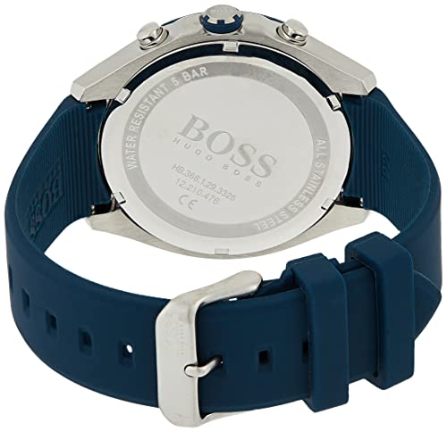 BOSS Reloj Analógico para Hombre de Cuarzo con Correa en Silicona 1513717