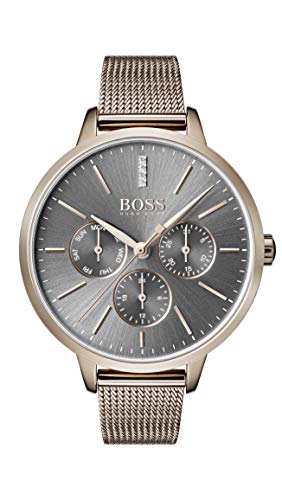 BOSS Reloj Multiesfera para Mujer de Cuarzo con Correa en Acero Inoxidable 1502424