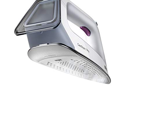 Braun IS7155WH Carestyle 7 - Centro de Planchado (2400W. 125g/min, golpe de vapor 500g/min, suela bidireccional Eloxal 3D Plus, Tecnologia iCare, sistema FastClean, blanco y gris)