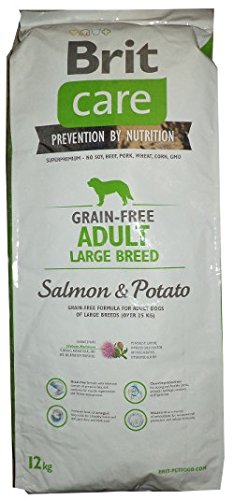 Brit Care Grain-Free Adult Large Breed Salmon & Potato Comida para Perros - 12000 gr