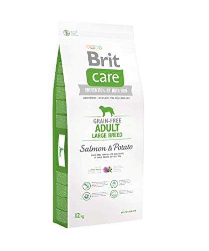 Brit Care Grain-Free Adult Large Breed Salmon & Potato Comida para Perros - 12000 gr