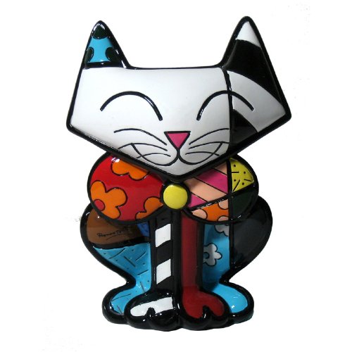 Britto Roméro – Figura de Gato Sam de colección Roméro