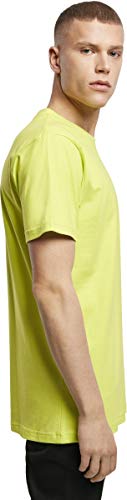 Build Your Brand T-Shirt Round Neck Camiseta, Hombre, frozen yellow, XXL