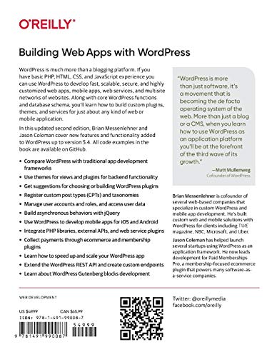Building Web Apps with WordPress 2e: WordPress as an Application Framework
