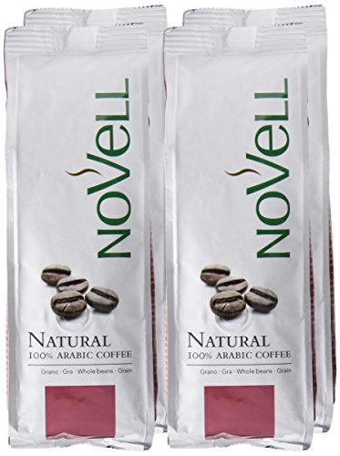 Cafes Novell Café Natural En Grano - 4 Paquetes de 250g