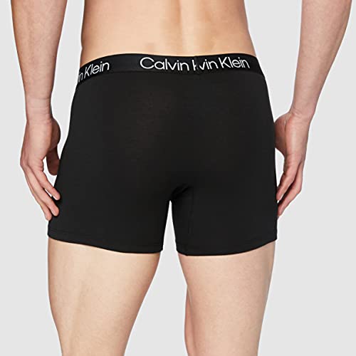 Calvin Klein Boxer Brief 3PK Ropa Interior de Hombres, Black, M