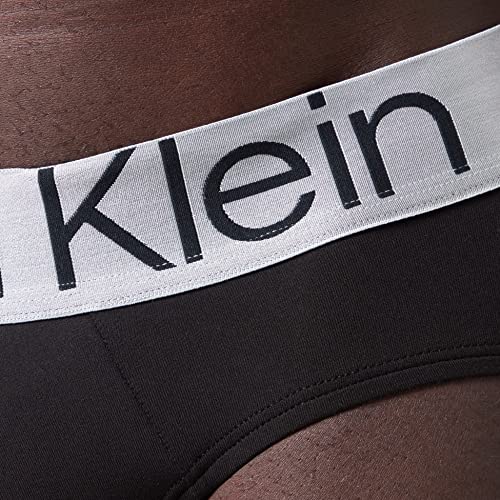 Calvin Klein Calzoncillos de Cadera 3 Unidades Ropa Interior, Black, S (Pack de 3) para Hombre