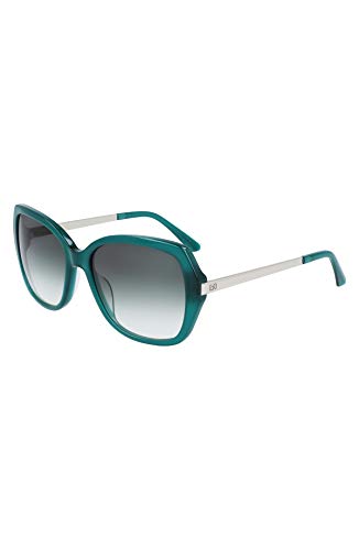 Calvin Klein CK21704S Gafas de Sol, Milky Bistro Green, Talla única para Mujer