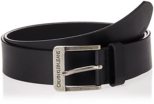 Calvin Klein J 4cm Ckj Belt Cinturón, Negro (Black 001), 90 para Hombre