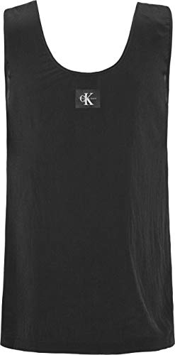 Calvin Klein Jeans CK Black Camiseta, Negro, XS para Mujer