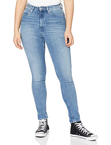 Calvin Klein Jeans Ckj 010: High Rise Skinny West Pantalones Informales, Potrero, 29W / 32L para Mujer