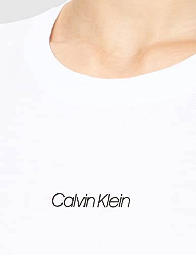 Calvin Klein Mini T-Shirt Camiseta, Bright White, L para Mujer