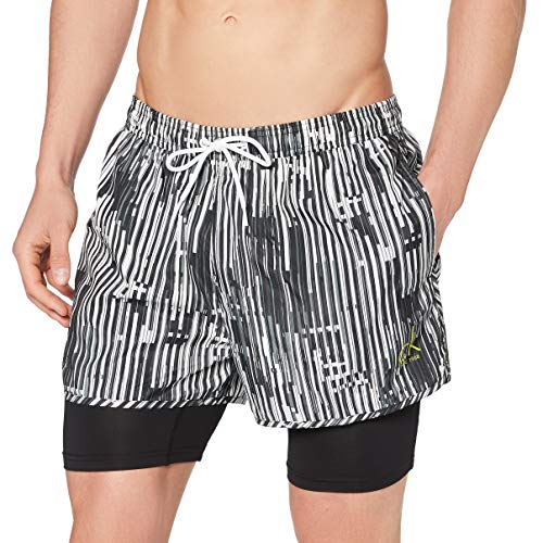 Calvin Klein Runner Jammer Combi-City Nadar Turkeyunks, Ciudad Negro, L para Hombre