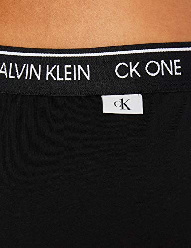 Calvin Klein Sleep Pant Pantalones de Pijama, Black, M para Mujer