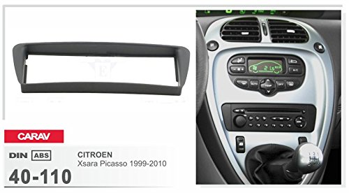 CARAV 40-110 1-DIN Marco de plástico para Radio para Citroen Xsara Picasso 1999-2010