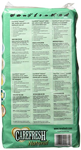 Carefresh Chipsi Lecho para Conejos Suave (14 L). Lecho Higiénico para Roedores, Hamsters, Cobayas con Materiales Naturales Biodegradables, Ecológicos.