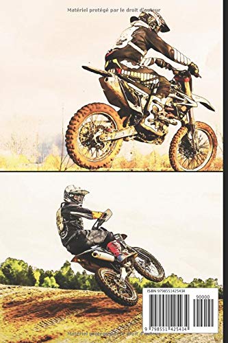 Carnet d'Entretien Moto: Cahier, journal de bord pour noter et répertorier le suivi des contrôles, révisions et interventions réalisés sur sa ... motards, bikers, homme, femme | Motocross