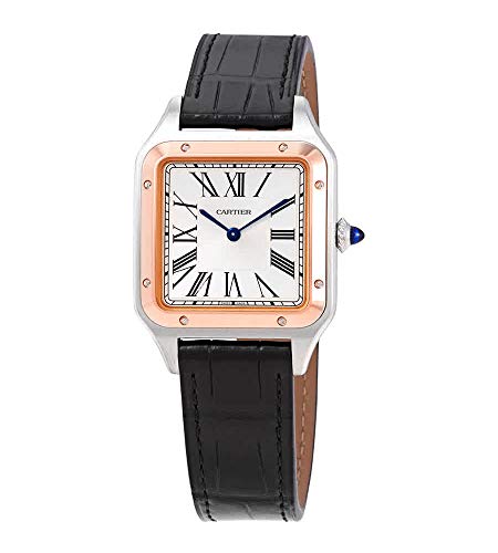 Cartier Santos-Dumont W2SA0011 - Reloj con Esfera Plateada