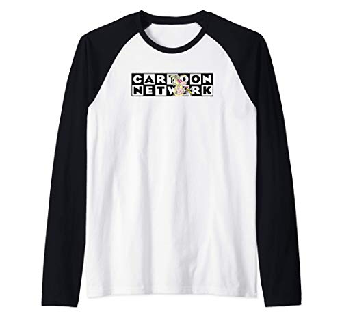 Cartoon Network Cow And Chicken Cartoon Network Logo Camiseta Manga Raglan