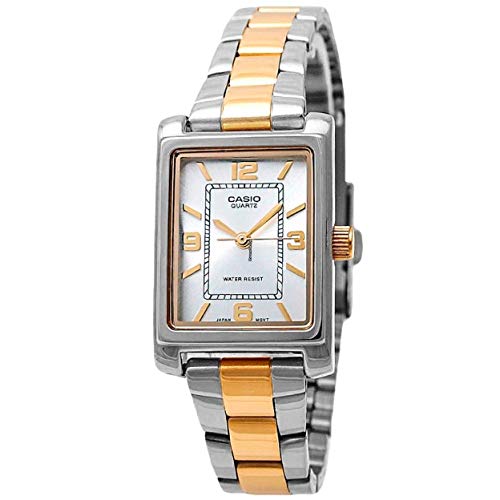 Casio Collection LTP-1234PSG-7A, Reloj para Mujer, Bicolor