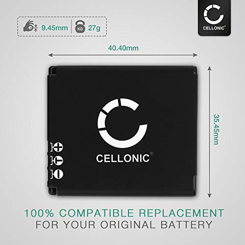 CELLONIC® 2X Batería de Repuesto LB-080 para Kodak PixPro Orbit360 4K PIXPRO SP1 PIXPRO SP1 HD PIXPRO SP360 PixPro SP360 4K PlaySport Zx5, 1150mAh, Accu Sustitución Camara, Battery