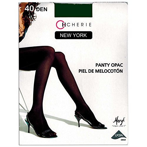 CHERIE - Media Piel Melocoton 40D Mujer Color: Negro Talla: EG