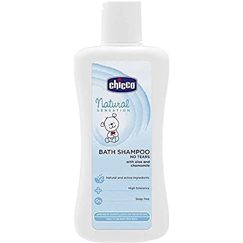 Chicco Natural Sensation - Gel de baño y champú sin lágrimas, 200 ml