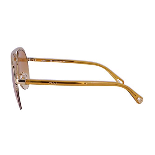 Chloé Ce152s, Gafas para Mujer, Gold/Gradient Honey, Estándar