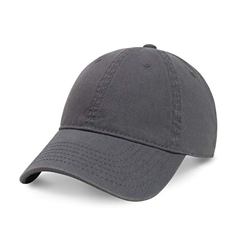 CHOK.LIDS Gorra de Papá de Primera Calidad Unisex de Algodón para Hombres y Mujeres Ajustable Ligera de Estilo ala Curvada (Carbón)