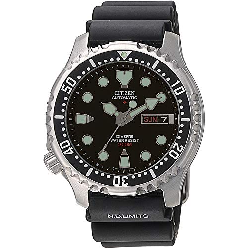 Citizen Promaster Marine Inspección automática, Negro/Negro