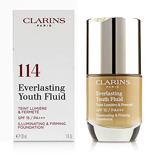 Clarins Maquillaje EVERLASTING YOUTH fluid 114 -capuccino 30 ml - kilograms