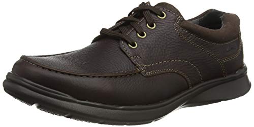 Clarks Cotrell Edge, Zapatos de Cordones Derby Hombre, Marrón (Brown Oily), 43 EU