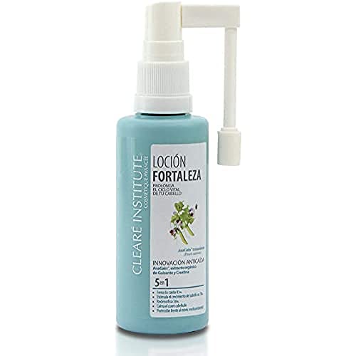 Clearé Institute | Loción Fortaleza Anticaída | Cabello Más Sano, Fuerte y Protegido | Ingredientes Naturales. 75 ml