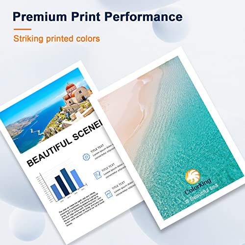 ColorKing Cartucho de tinta de repuesto compatible para Epson 603 XL para WorkForce WF-2810 WF-2830 WF-2835 WF-2850 XP-2100 XP-2105 XP-3100 XP-3105 XP-4100 XP-4105 (2negro, 1cian, 1amarillo, 1magenta)